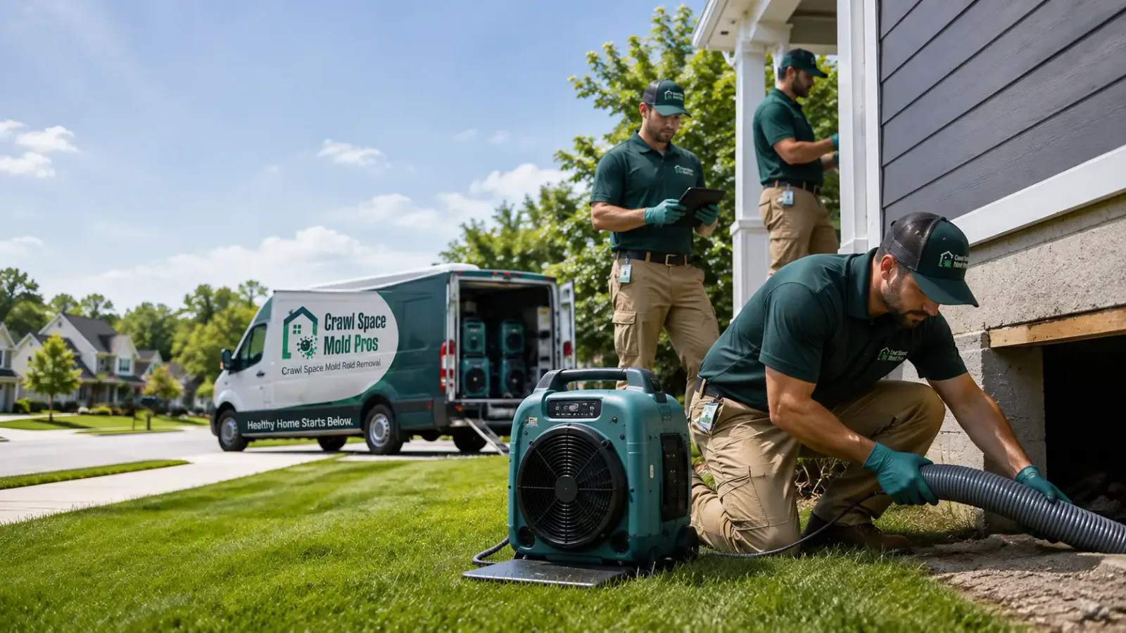Crawl Space Mold Removal in Mcclelland, IA
